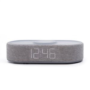 Capello - Power Tray Alarm Table Clock Gray - Capello Gray